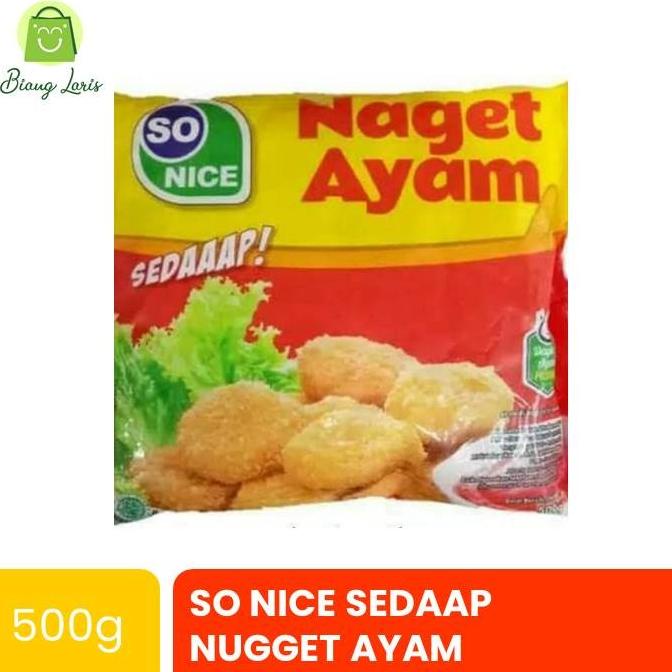

PROMO So Nice Sedap Nugget Ayam 500gr MURAH