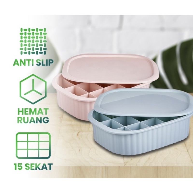 STORAGE BOX SEKAT ORGANIZER UNDERWEAR AKSESORIS PLASTIK SAMONO