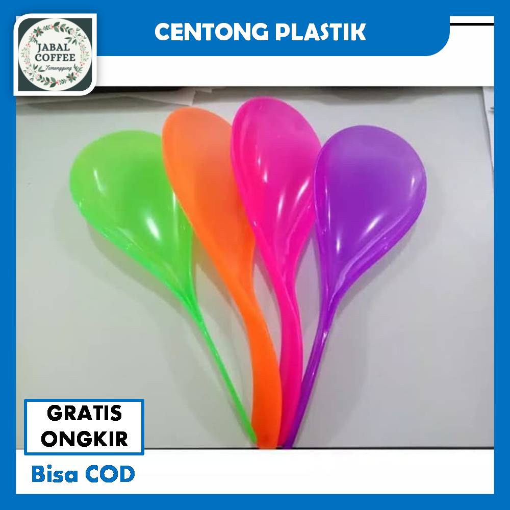 Centong Nasi Plastik / Centong Plastik / Sendok Nasi Plastik / Centong Nasi Pelangi J57