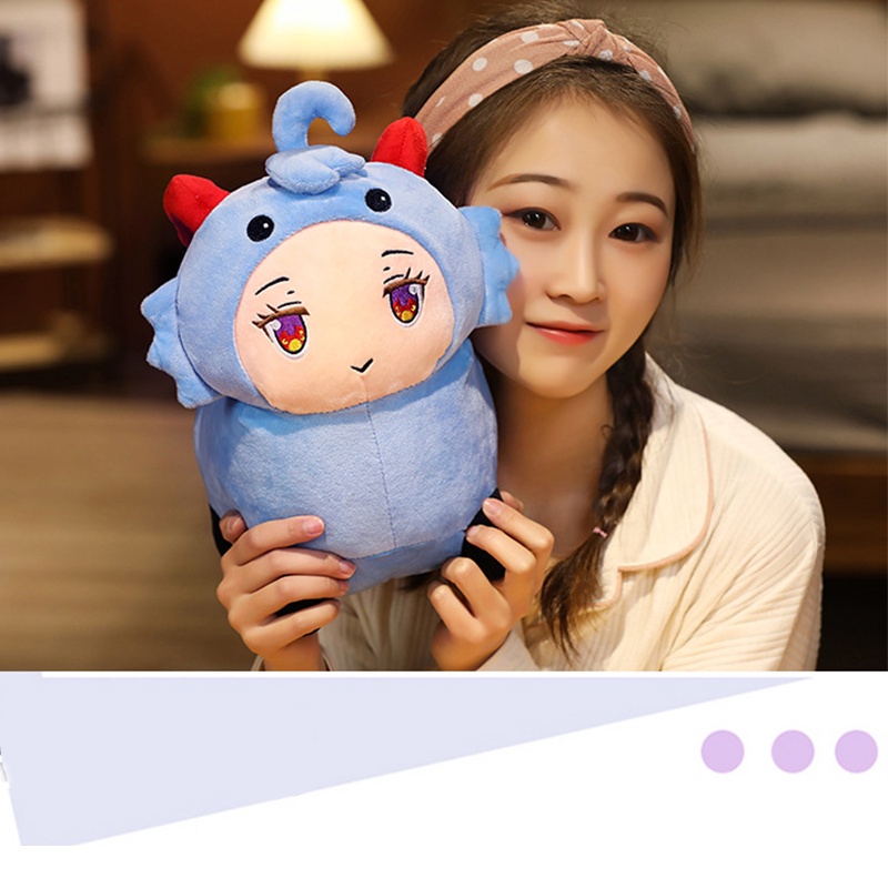 Anime Genshin Impact Ganyu Cute Coconut Sheep Plush Doll Stuffed Toy 30cm Gift