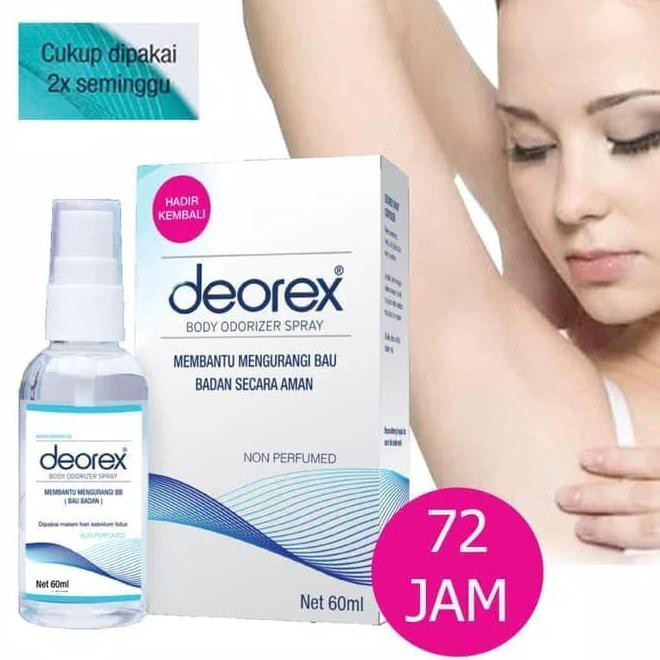 S5VE DEOREX BODY ODORIZER SPRAY 60ML MEMBANTU MENGURANGI BAU BADAN / BB 637D