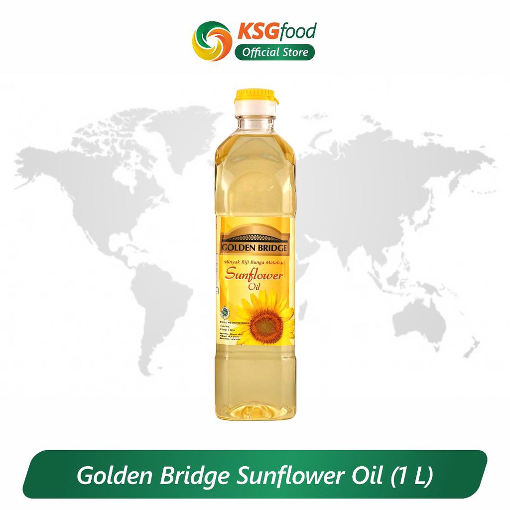 

GOLDEN BRIDGE SUNFLOWER OIL 1LT/MINYAK BUNGA MATAHARI