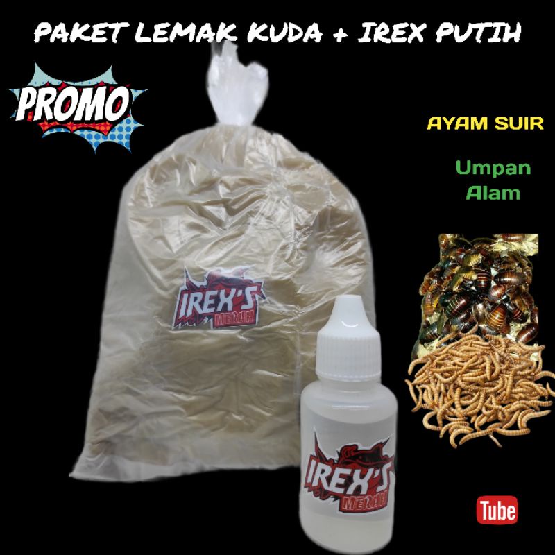 PAKET LEMAK KUDA & ESSEN IREX'S PUTIH Original