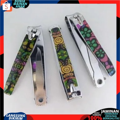 Gunting Kuku Ukuran Besar Tajam 8cm Berkualitas Motif Batik Nail Clipper Best Quality  Best Seller