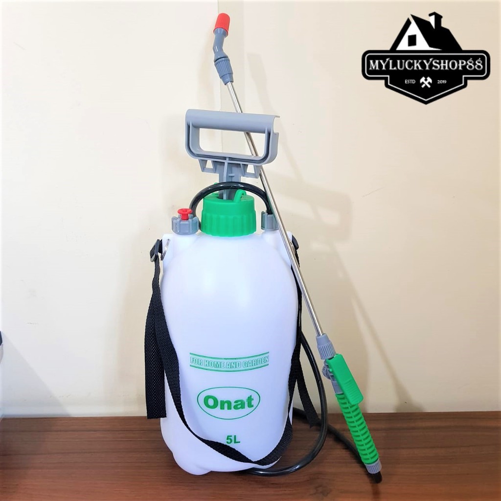 Onat Semprotan 5 Liter Hama Burung Disinfektan Manual Sprayer Kebun 5L