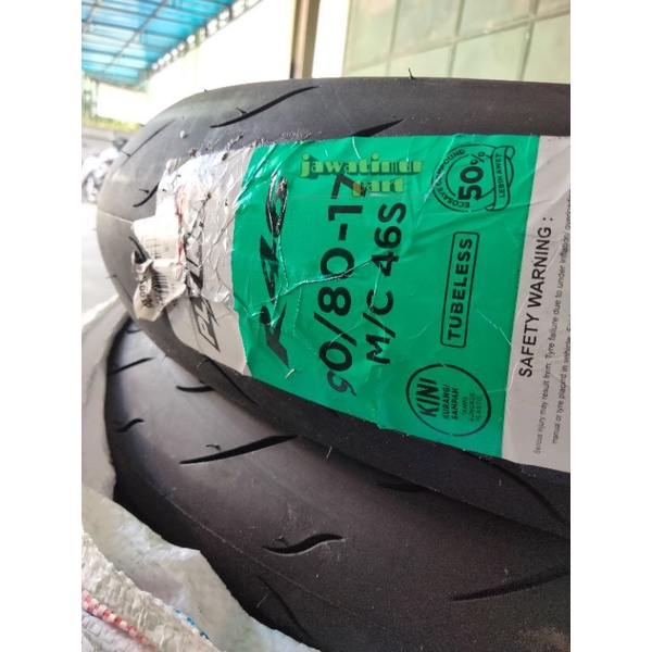BAN LUAR BAN DONAT CORSA R46 SOFT UKURAN 90/80 RING 17
