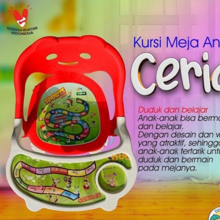 Meja Kursi Ceria Kursi makan bayi/kursi meja makan anak/kursi ceria Kursi Meja Ceria Kursi Anak Kursi Belajar Bangku Belajar Bangku Anak Minimalis