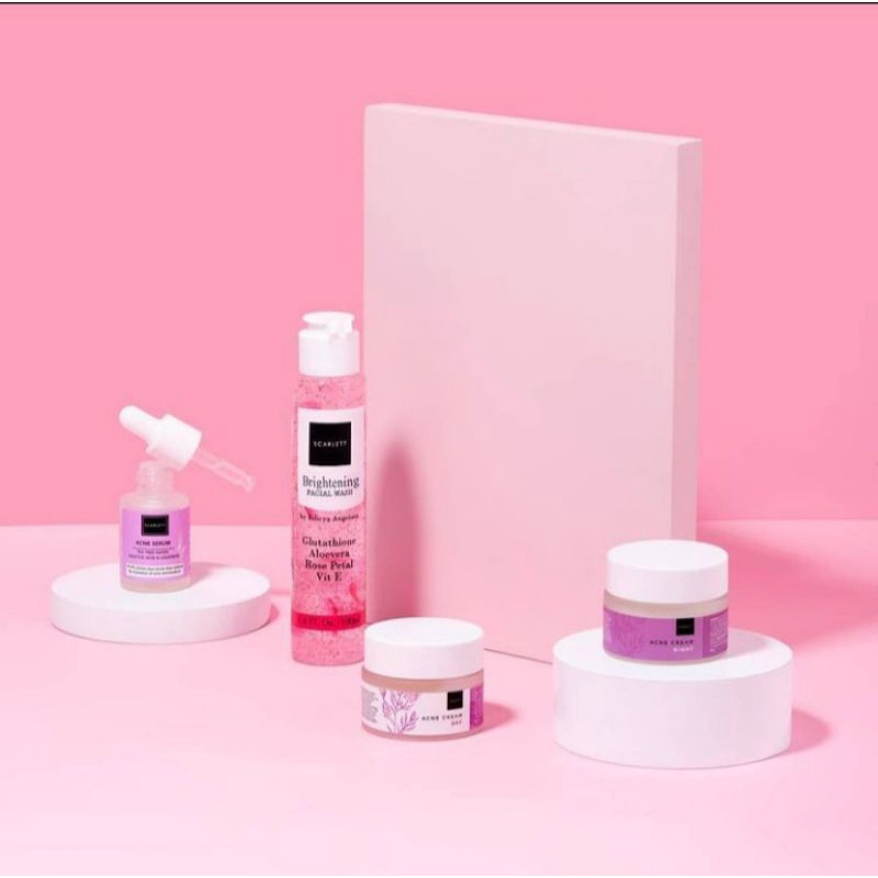 SCARLETT WHITENING PAKET ACNE 4 IN 1