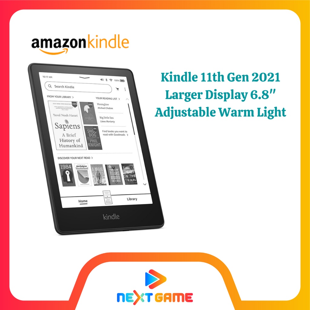 Amazon New Kindle Paperwhite 11th Gen 2021 Adjustable Warm Light