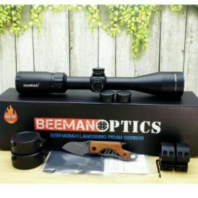 TELESCOPE BEEMAN OPTICS 3-9x40 reticle HK wide angel