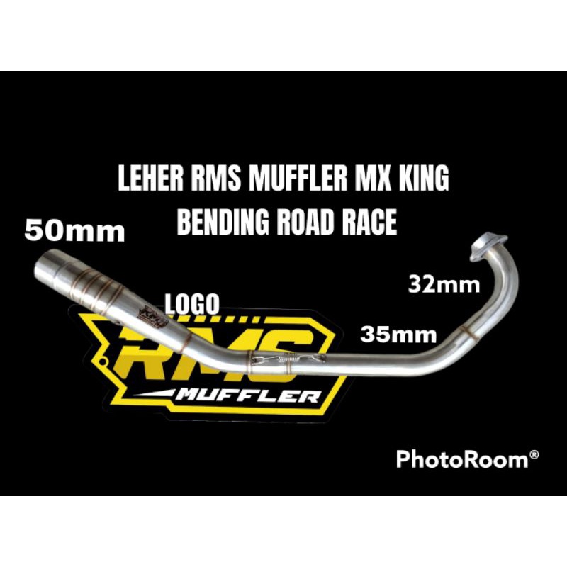 Jual LEHER MX KING BENDING ROAD RACE RMS MUFFLER ORIGINAL Shopee