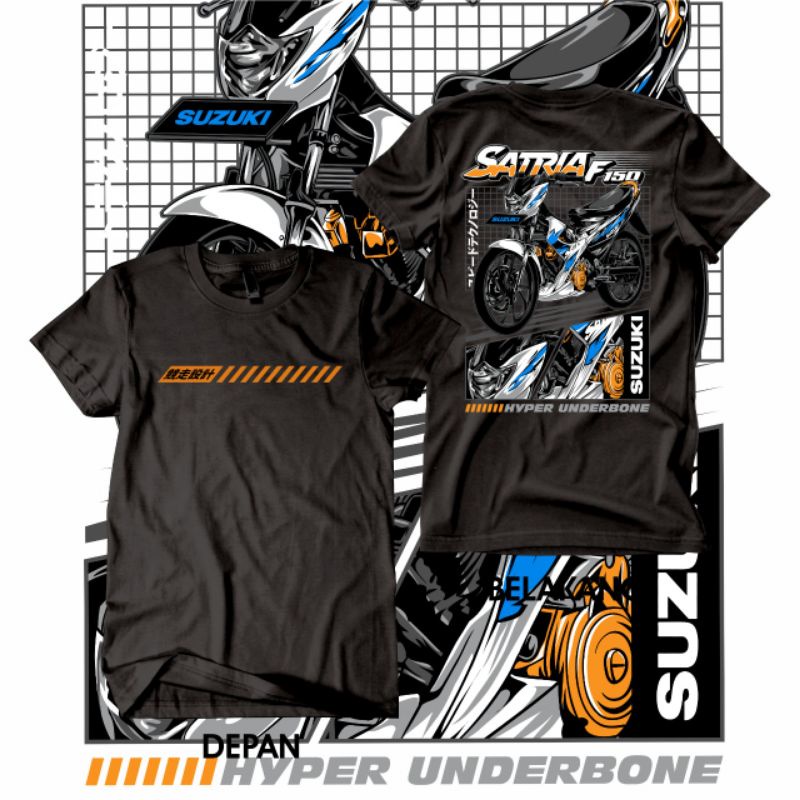 Kaos Motor Suzuki Satria Kaos Motor Satria F150 Kaos SatriaF