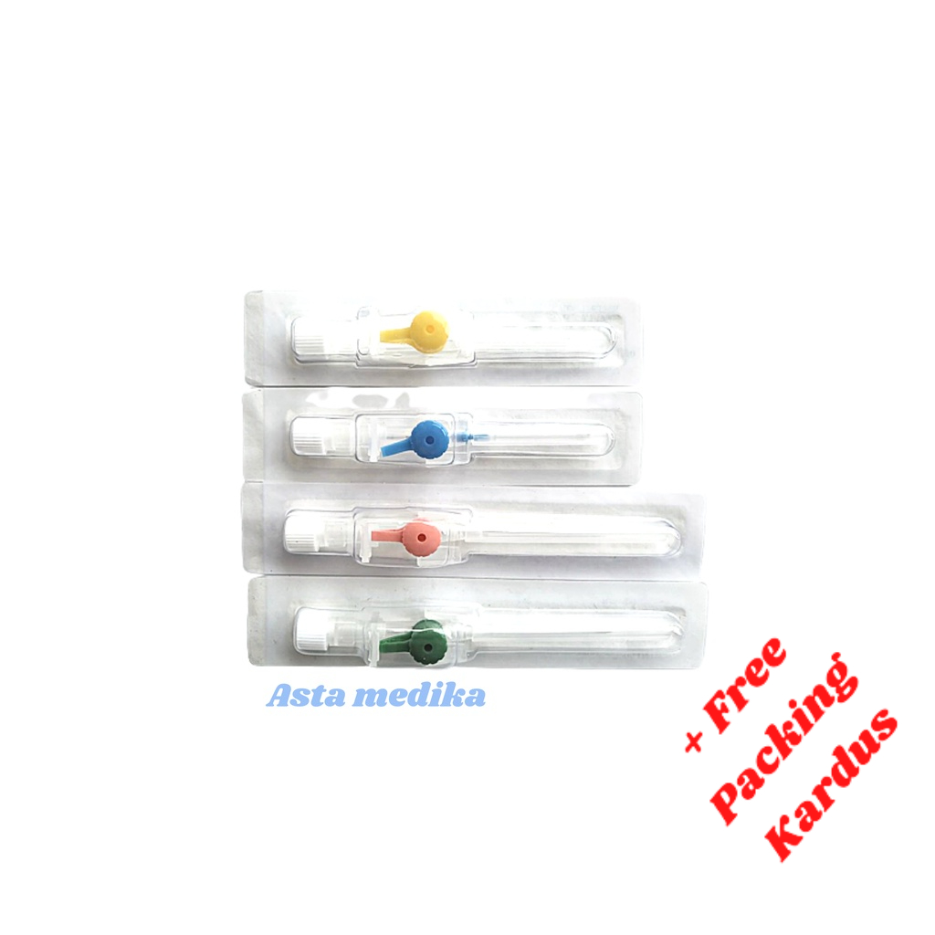 Inflo 18G 20G 22G 24G Onemed Jarum Infus Abocath Iv Catheter 18G 20G 22G 24G One Med