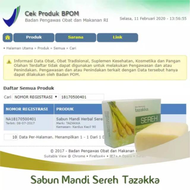 SABUN SEREH Sabun Mandi Sereh Herbal Anti Gatal Original Halal BPOM