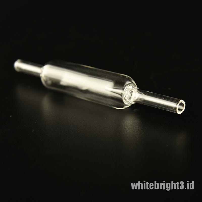 ❤White3 Warna Putih❤ Penghitung Gelembung CO2 Akuarium Ikan Hidup Nano Planted Bahan Kaca