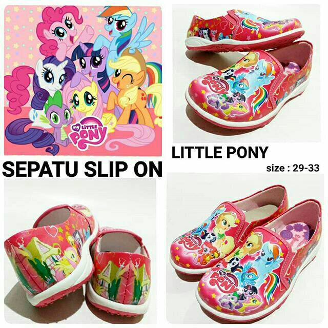 Sepatu Slip On Anak Perempuan Junior Entity Little Pony Pink Murah Dan Terbaru