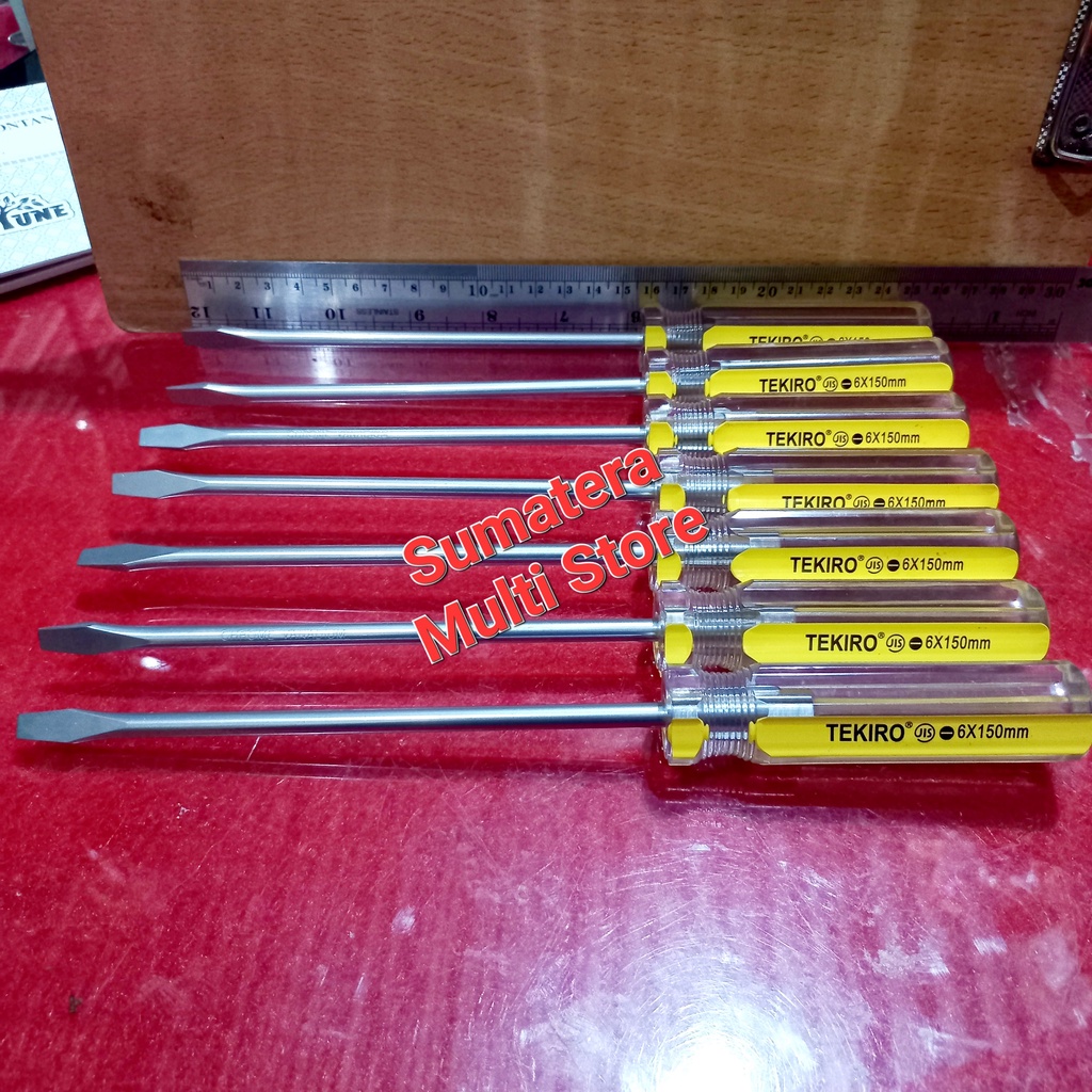 Tekiro Obeng Min panjang 15 cm - Obeng Magnet