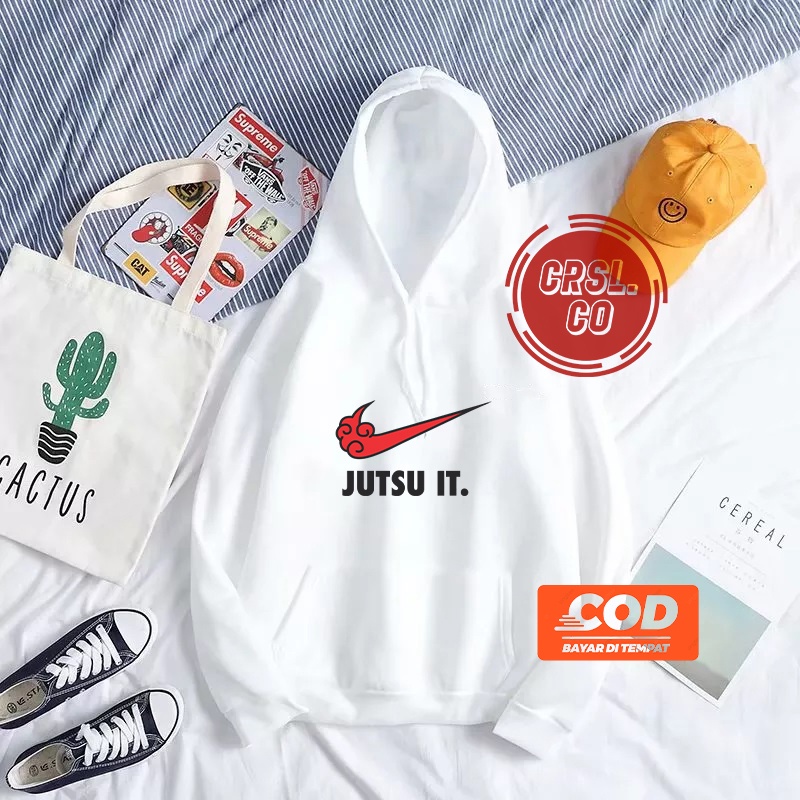 HOODIE ANIME  // HODIE ANIME // HOODIE NIKE JUTSU IT // HODIE NIKE COD