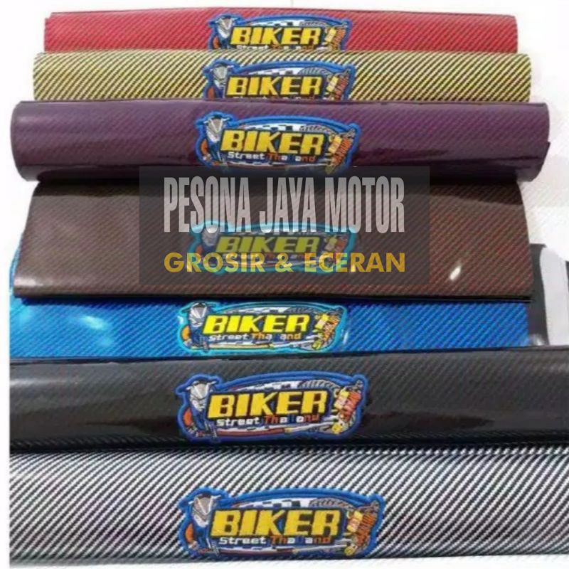 Kulit Jok Karbon Sarung Jok Motor Motif Karbon Universal Semua Motor Matic &amp; Motor Bebek KING DIAMOND89