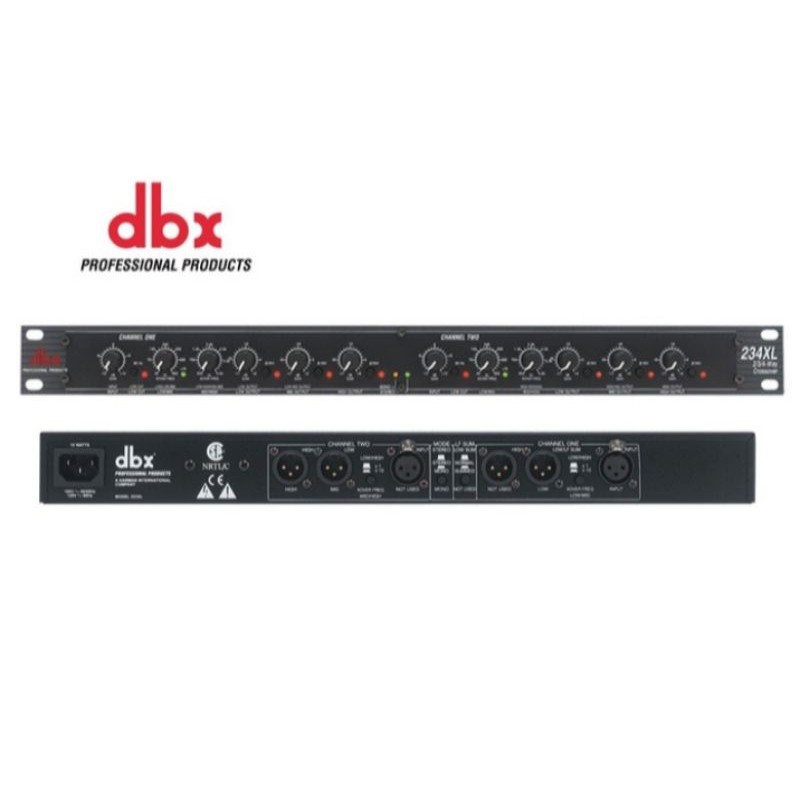 Crossover Equalizer dbx 234 / 234xl dbx 234xl dbx 234 TERBAIK