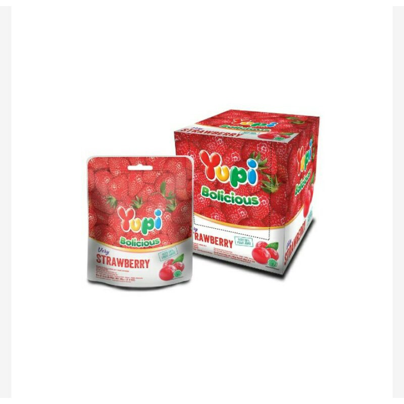 Yupi Bolicious Strawberry 40G