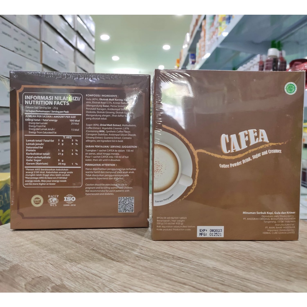 Kopi Ginseng Cafea 10 sachet