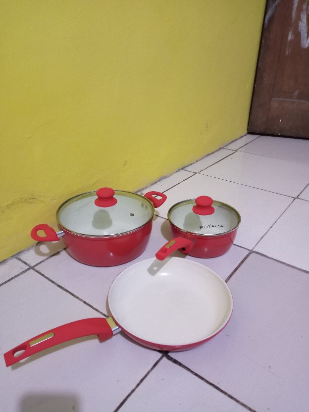Royalta Panci Set Kramik /cookware Set 5 Pcs