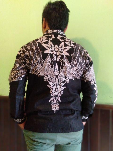 Baju Batik Pria Slimfit Modern Lengan Panjang Kombinasi Prada Sy4 Bi Premium Quality Mall