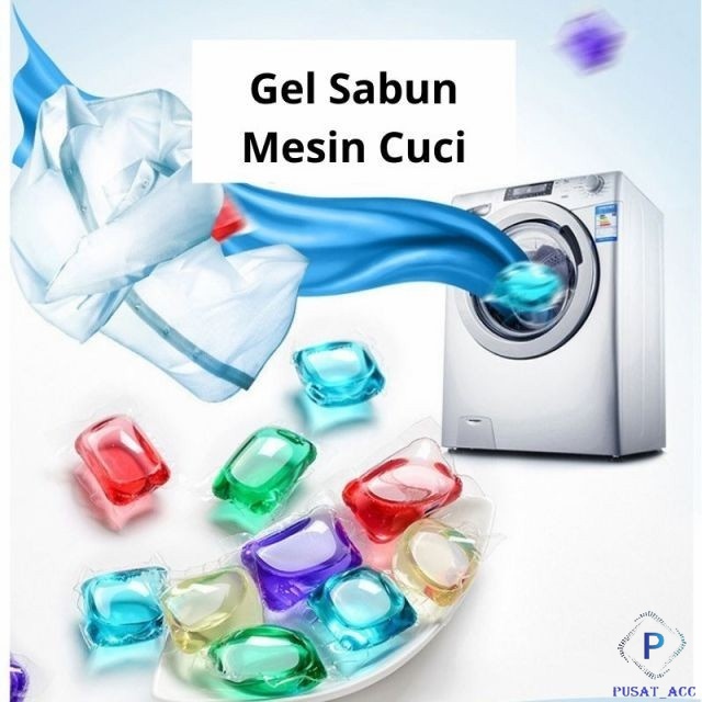 Laundry Gel Beads Laundry Deterggen Ajaib Sabun Pembersih Noda Pakaian