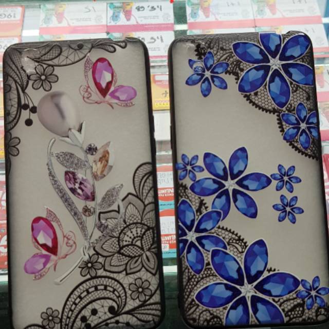 Case motif bunga