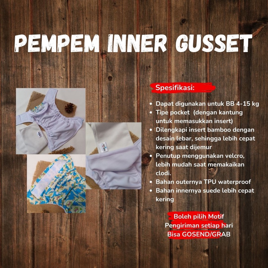 Paket Bundling Clodi (Newborn - 2 tahun) Popok kain bayi pempers cuci ulang clody cloth diaper