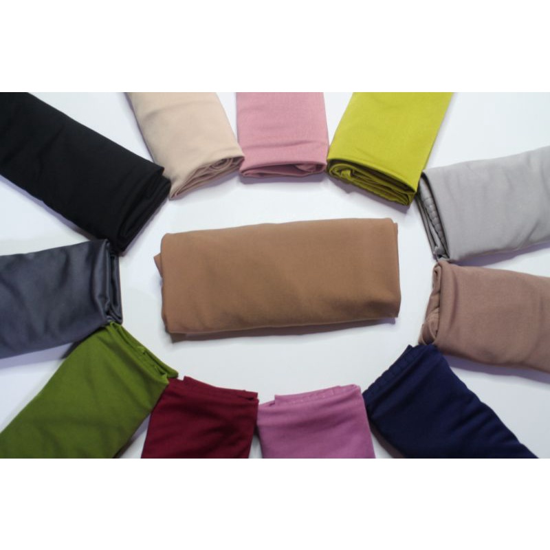 Hijab Alea Instan Hijab Bergo Sport Olahraga Size L Jersey Premium-Alea Milo