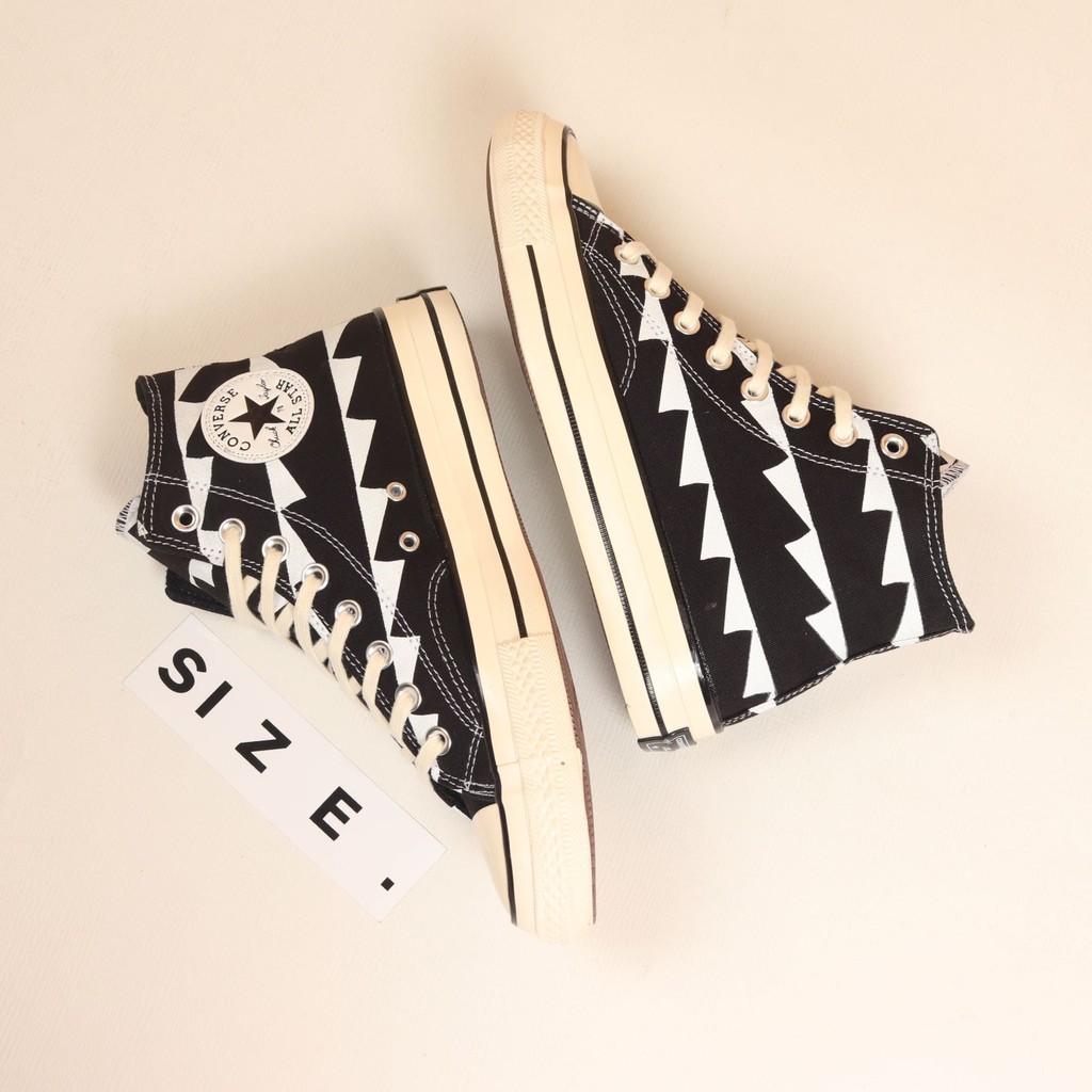 Converse  All Star 1970s Hi Archive Print Black