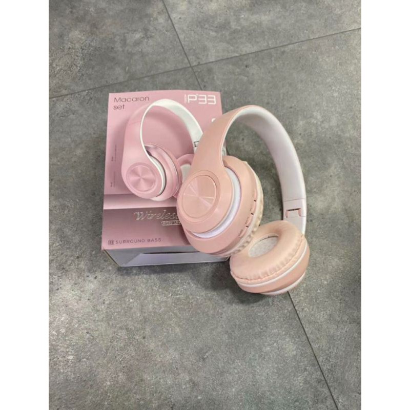 Headset Bluetooth Bando inpods Macaron P33 / Headphone Inpods Macaron