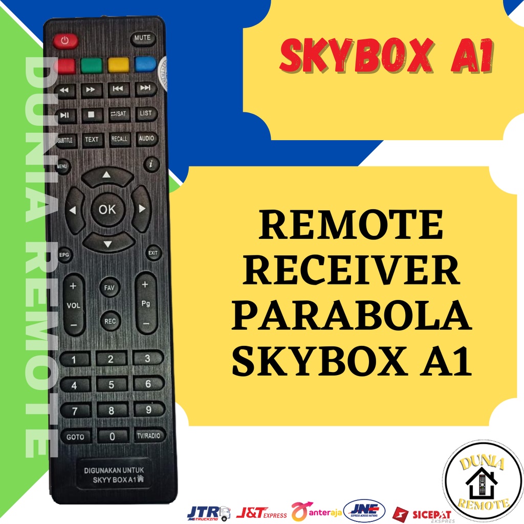 Remot Remote RECEIVER PARABOLA SKYBOX A1 NEW / PLUS