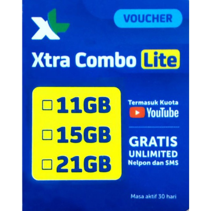 Tembak Paket Xtra Combo Lite 11gb Shopee Indonesia