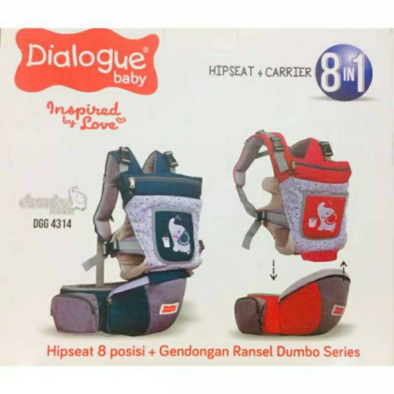 DIALOGUE Hipseat Bayi Gendongan Depan Bayi Dudukan Bayi