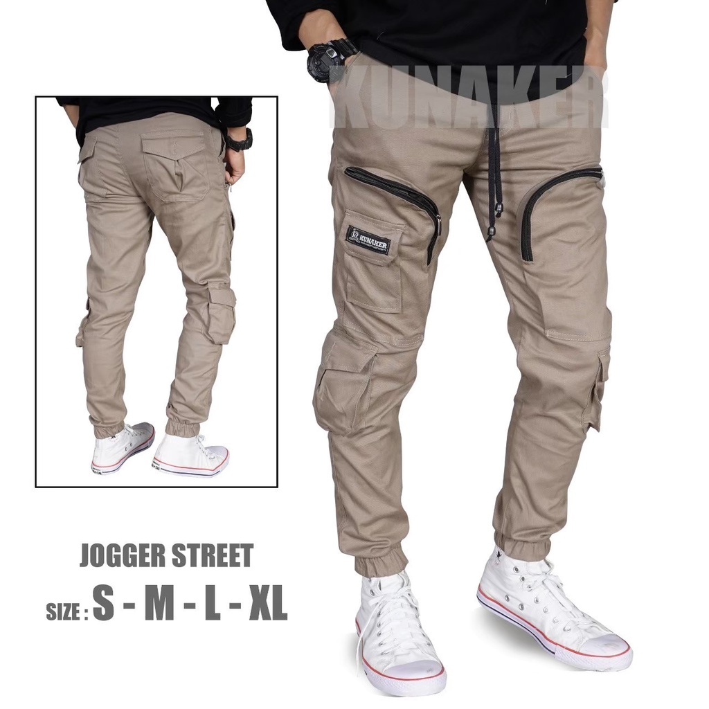 Celana Joger Pria Original Kunaker/Celana Panjang Joger Katun Soft Premium/Celana Pria Jumbo/Celana 
