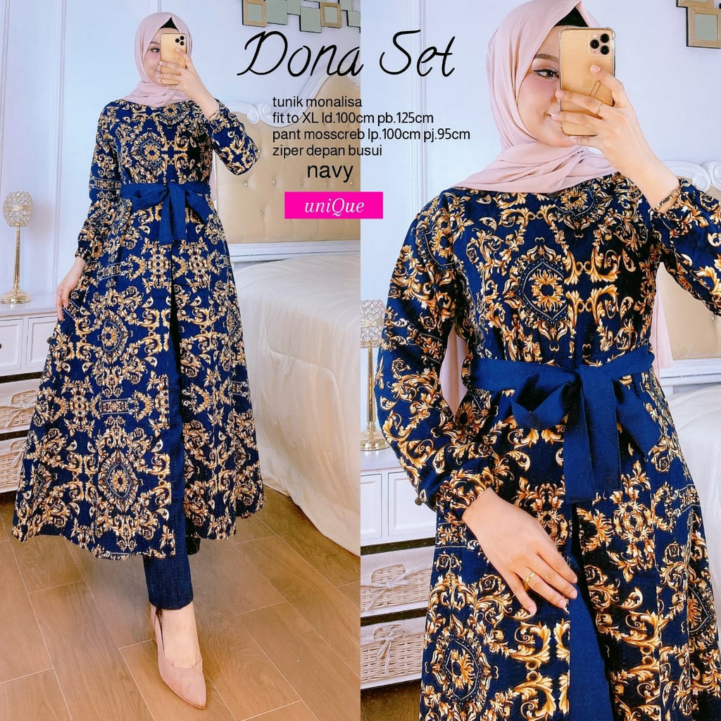 COD SETELAN TUNIK SULTAN/DONA SET
