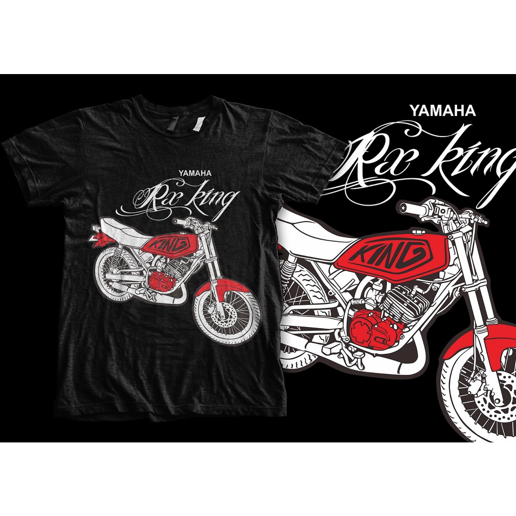 KAOS RX KING BAJU RX KING PAKAIAN PRIA PREMIUM / MOTIF RANDOM / fit to ( L ) COD