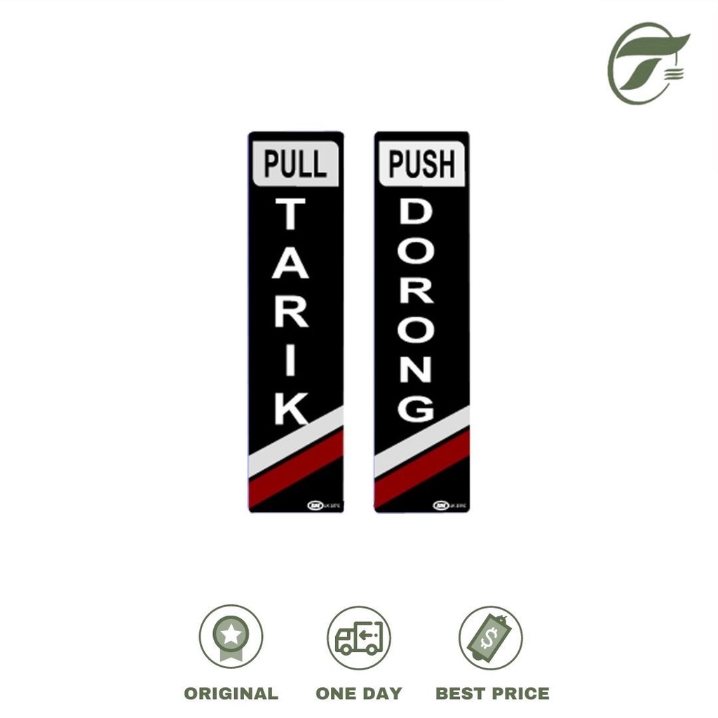 

PLAKAT KECIL WARNA LK 209/237 C DORONG (PUSH)/TARIK (PULL) GM