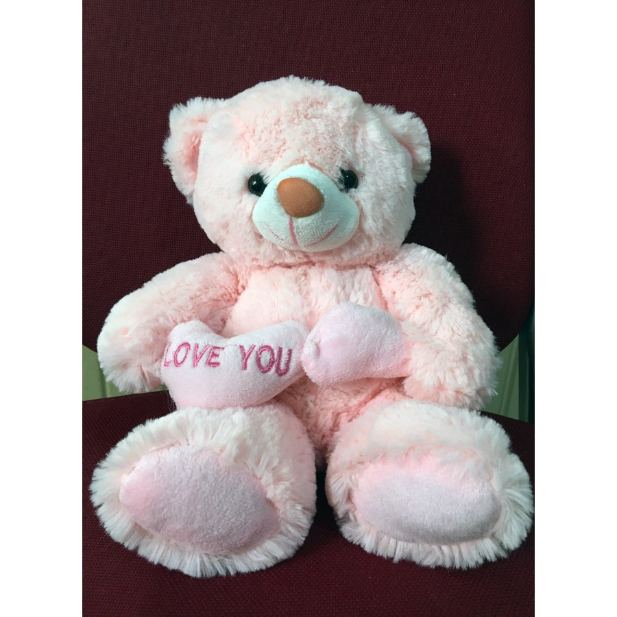 Love You Teddy Bear Plushy | Boneka Beruang Love You