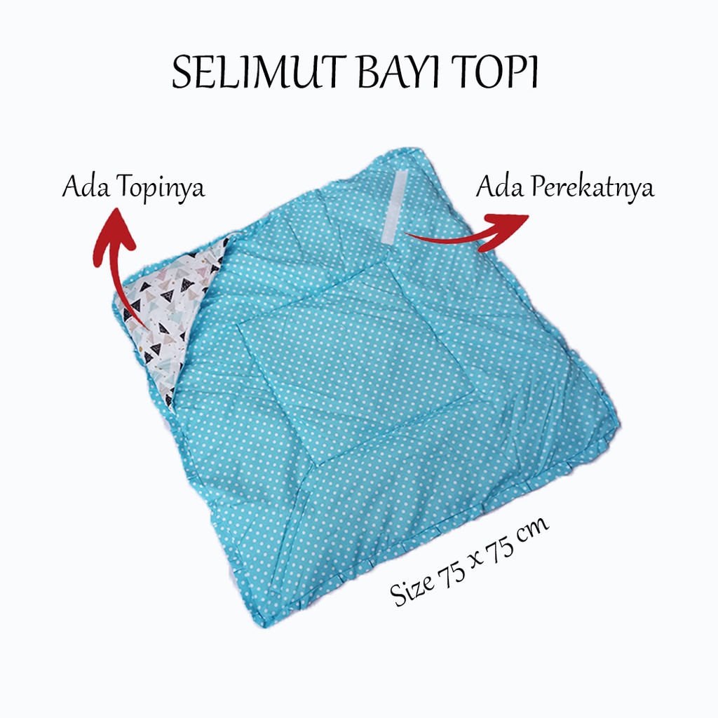 FREE TAS!! Selimut Bayi Topi baby blanket hoodie blanket baby kado lahiran bayi