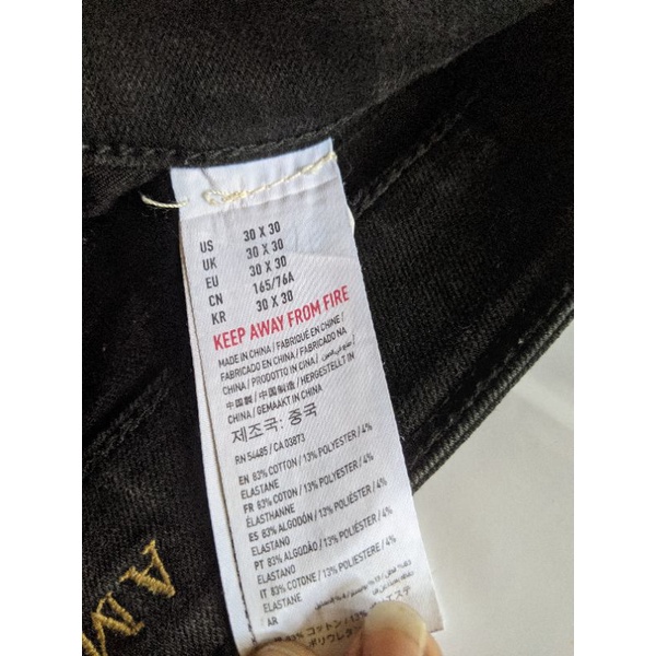 celana panjang jeans american eagle original socond