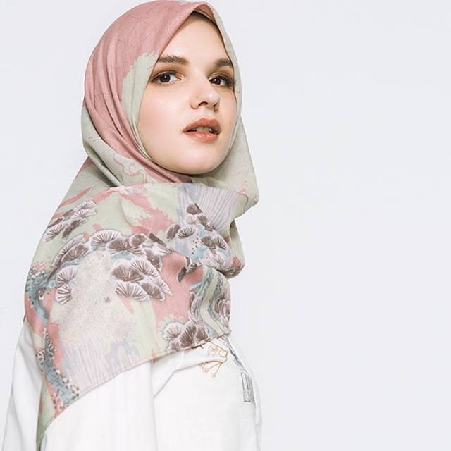 Floral Shams Scarf New Ria Miranda X Cottonink