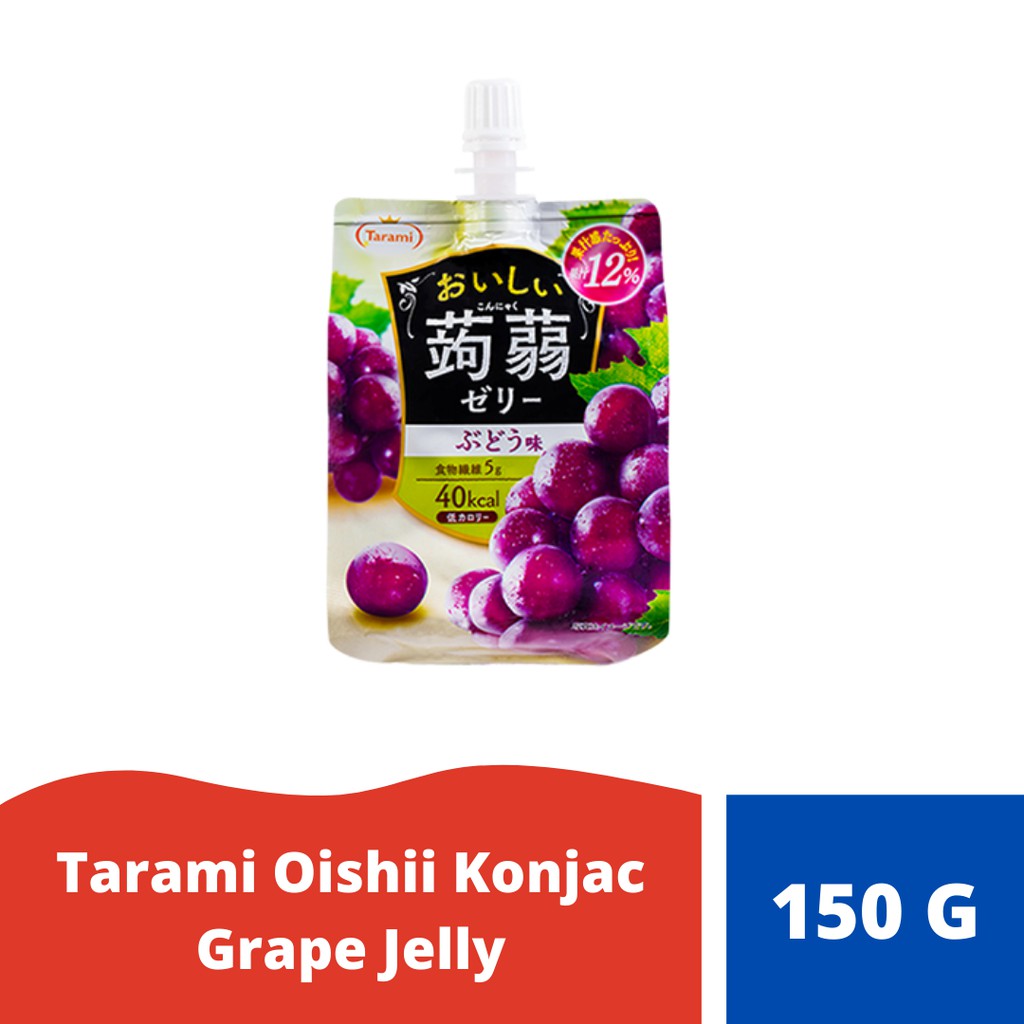 

Tarami Oishii Konjac Grape Jelly