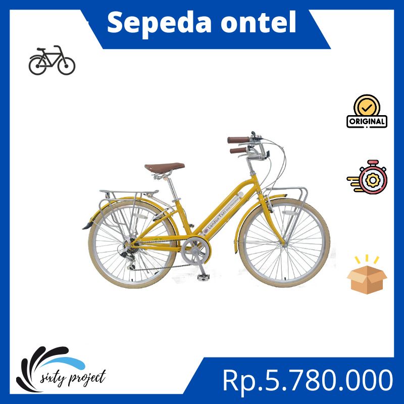 SEPEDA LONDON TAXI 26L / SEPEDA ONTEL / SEPEDA KLASIK ORIGINAL