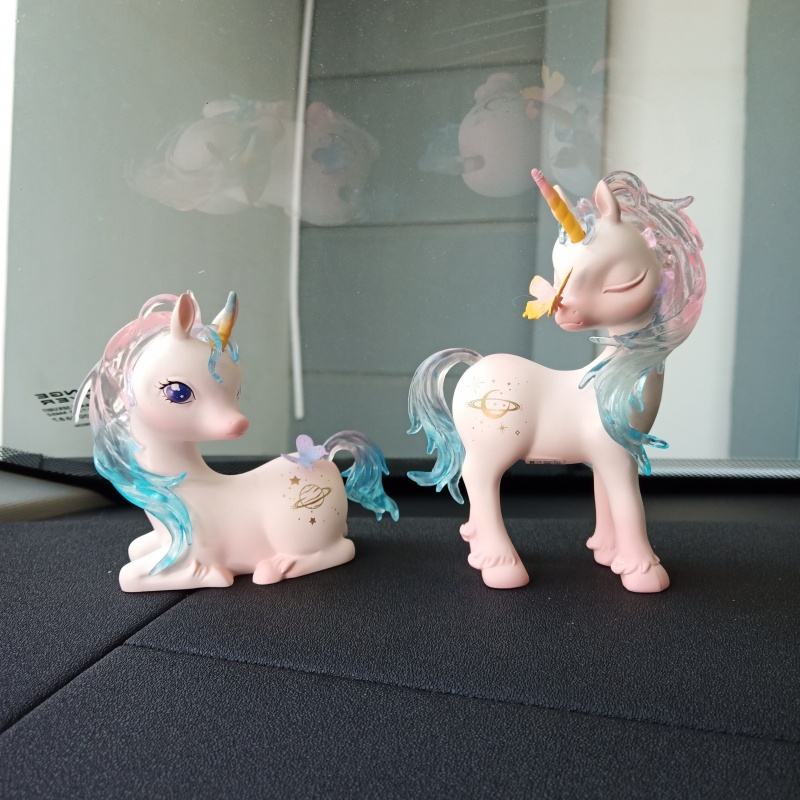 FANCY UNICORN Pajangan Mobil Couple Little Pony