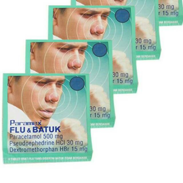 PROMO PARAMEX FLU &amp; BATUK PER 3 STRIP / Obat Flu &amp; Batuk