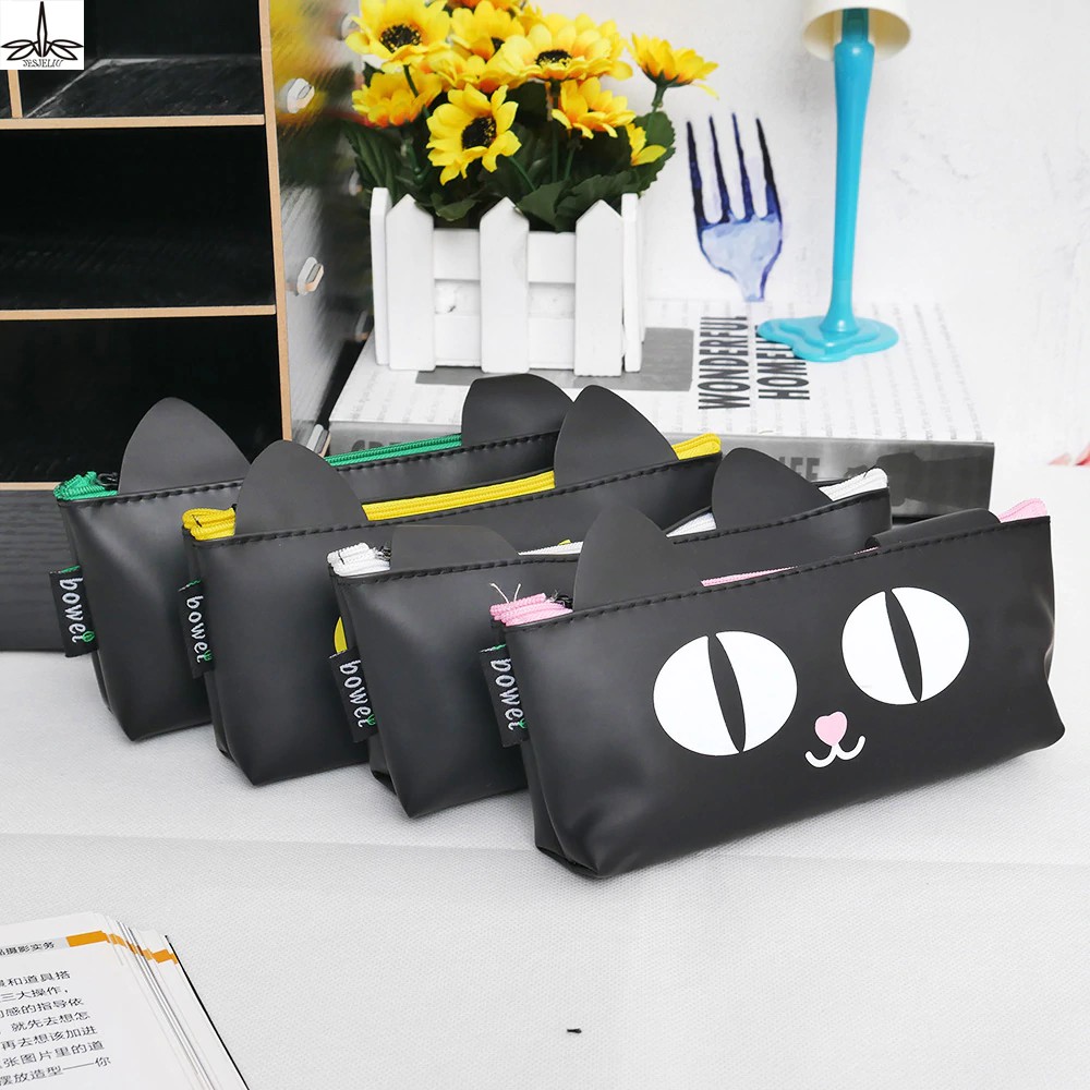 

INDORETAIL | Kartun PU Kulit Antek Kucing Tas Pena Kasus Alat Tulis Pensil Kasus Untuk Gadis Lucu